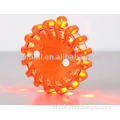 LED traffic warning lights with powerful magnet solar